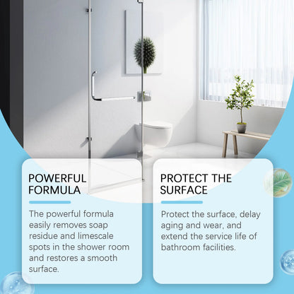 Jakehoe  Daily Shower Cleaner No-Rinse, No-Scrub, Daily Spray for Glass, Tile, Grout, Fresh Clean Scent