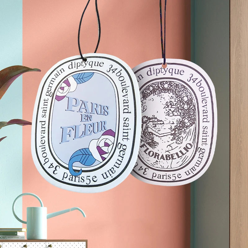 New Car Solid Air Freshener Hanging Clip, Dual Function as Vehicle Decor & Scented Ornament, Long-Lasting Aroma for Cars