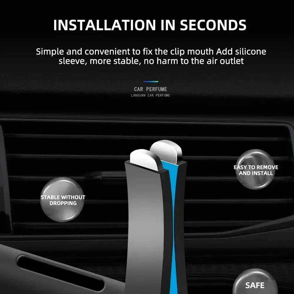 Car Air Freshener Smell Vent Perfume Flavoring Remove Odors Aroma Car Air Conditioning Clip Magnet Diffuser Solid Perfume Amagi