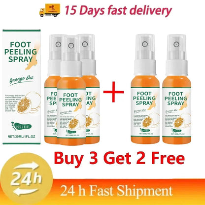 Herbal Anti Crack Foot Cream Peeling Spray Heel Cracking Repair Products Exfoliation Dead Skin Removal Softening Smooth Care