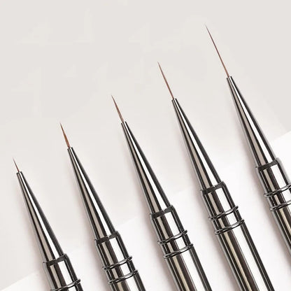 Nails Art Liner Brushes Striping Drawing Elongated Lines Painting 6/9/12/15/18mm Nail Professional Manicure Tool ZJS02