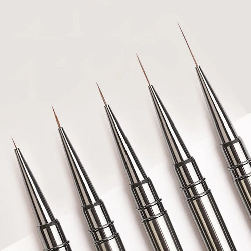 Nails Art Liner Brushes Striping Drawing Elongated Lines Painting 6/9/12/15/18mm Nail Professional Manicure Tool ZJS02