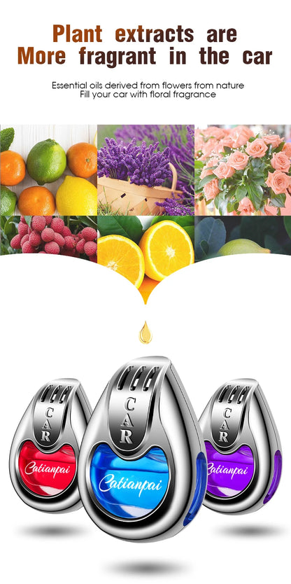 Car Air Freshener Fragrance Car Interior Air Vent Creative Diffuser Lasting Pendant Aromatherapy For Auto Smell Perfume Scent