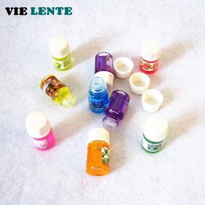 12PCS 3ML Air Freshener Natural Plant Aromatherapy Essential Oil Air Conditioning Perfume Aroma Diffuser Fragrance Humidifier