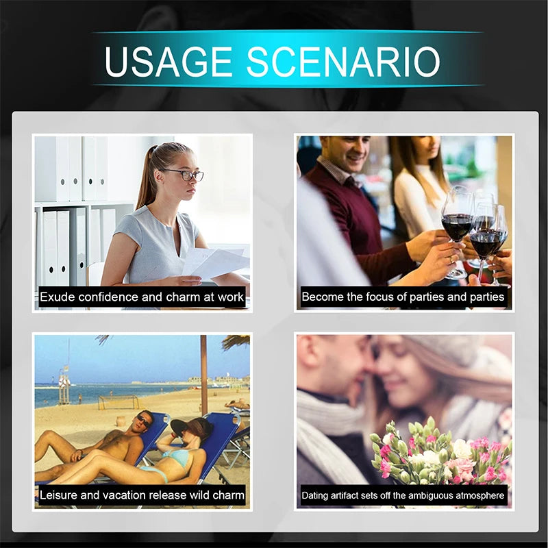 Pheromone Couple Flirting Perfume Of Man To Attract Woman,Charming Seductive Fragrance,Men Dating Scent Long Lasting Body Spray