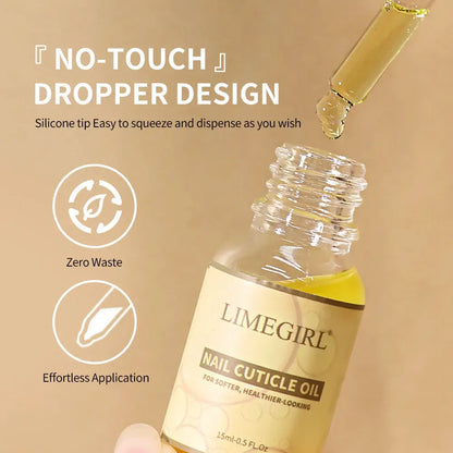 15ML Nail Cuticle Nutrient Oil Nourish Repair Damaged Nail Care Nutrition Oil Treatment Moisturizes Strengthen Bright for Nails