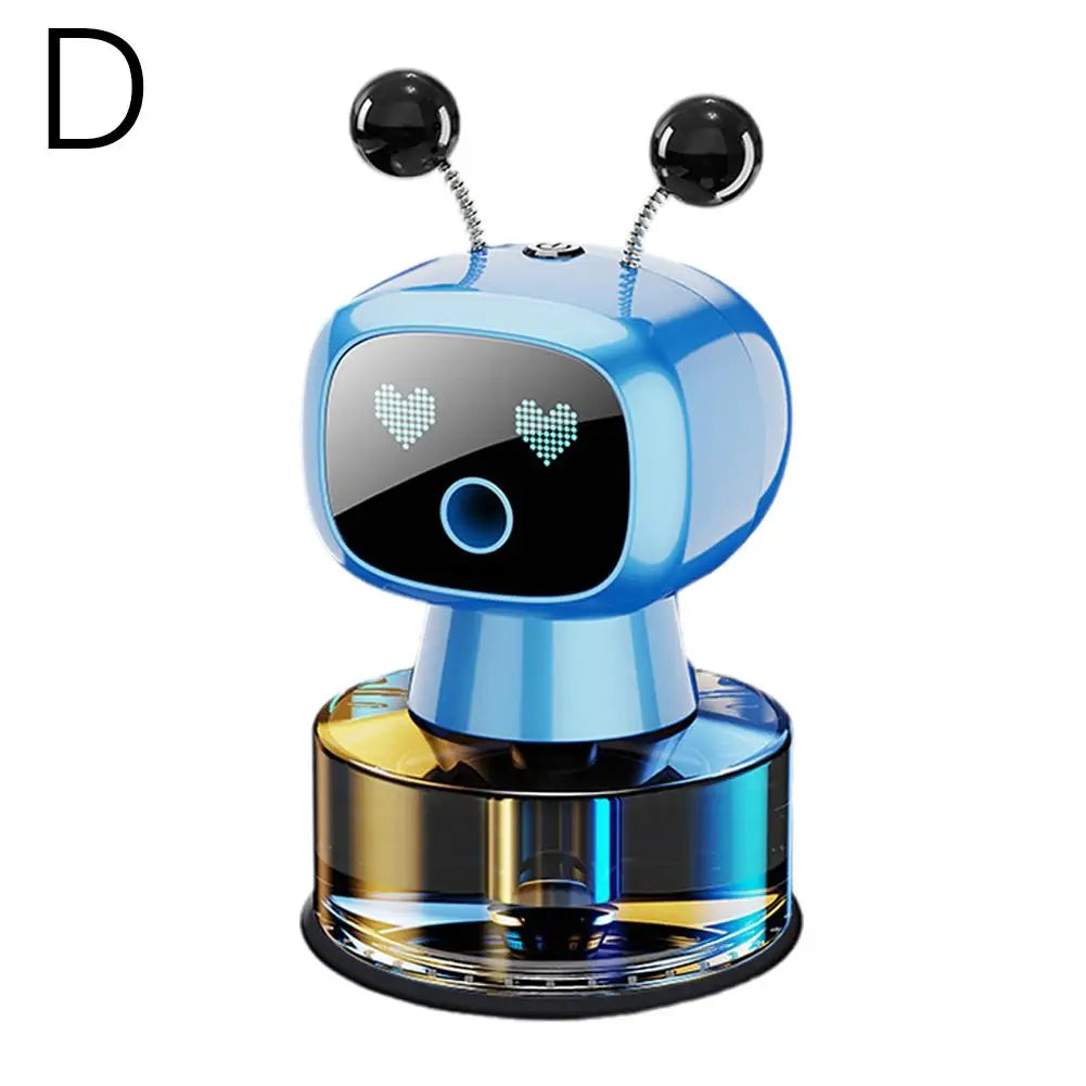 Smart Rechargeable Car Air Freshener,Automatic Aromatherapy Diffuser With Robotic Design,Auto-Spray&Ignition Sensing,Car Decor
