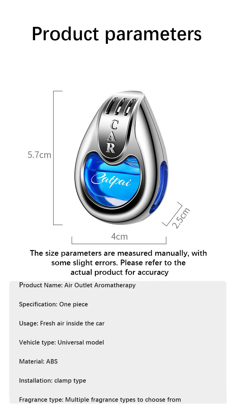 Car Air Freshener Fragrance Car Interior Air Vent Creative Diffuser Lasting Pendant Aromatherapy For Auto Smell Perfume Scent