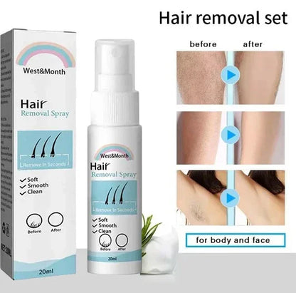 Hair removal spray powerful hair part healthy painless hair removal growth inhibitor male and female body care Korean products