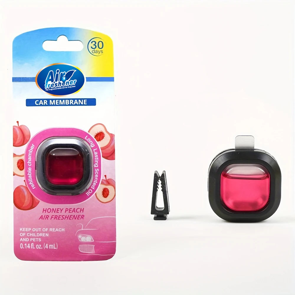 Car Fragrance Auto Air Outlet Aromatherapy Clip with Essential Oil Air Freshener Car Interior Odor Removing Fragrance Perfume