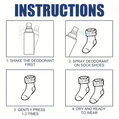 JOKJOK Shoe & Sneaker Deodorizer Spray - Fast-Acting, Long-Lasting Freshness, All-in-One Formula for Sneakers, Shoes, Car & Home