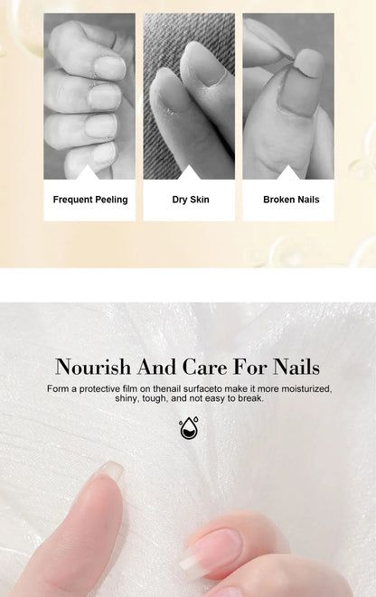 15ML Nail Cuticle Nutrient Oil Nourish Repair Damaged Nail Care Nutrition Oil Treatment Moisturizes Strengthen Bright for Nails