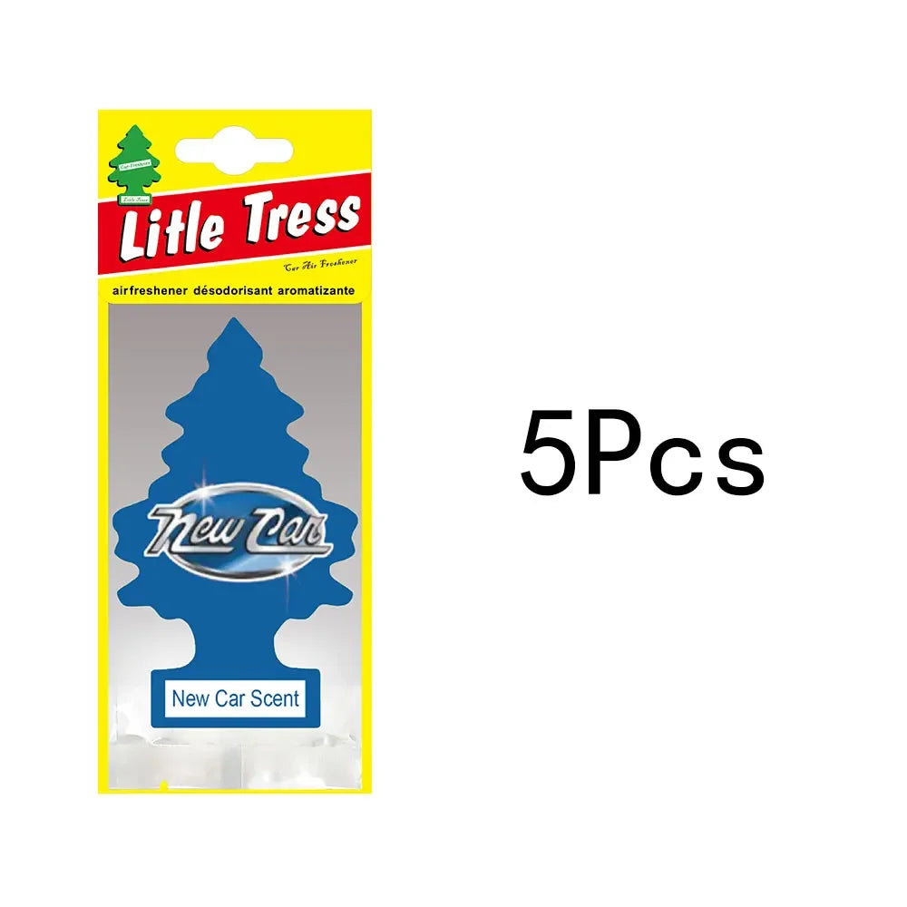 5-20pcs New Car Air Freshener Little Tress Car Air Freshener | Hanging Paper Tree for Home or Car