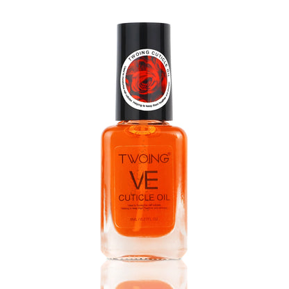 TWOING Vitamin E Nail Care Oils，Nail Cuticle Hydration & Nail Strengthening, Deeply Moisturizing for Healthier,Shinier,Nails 8ML
