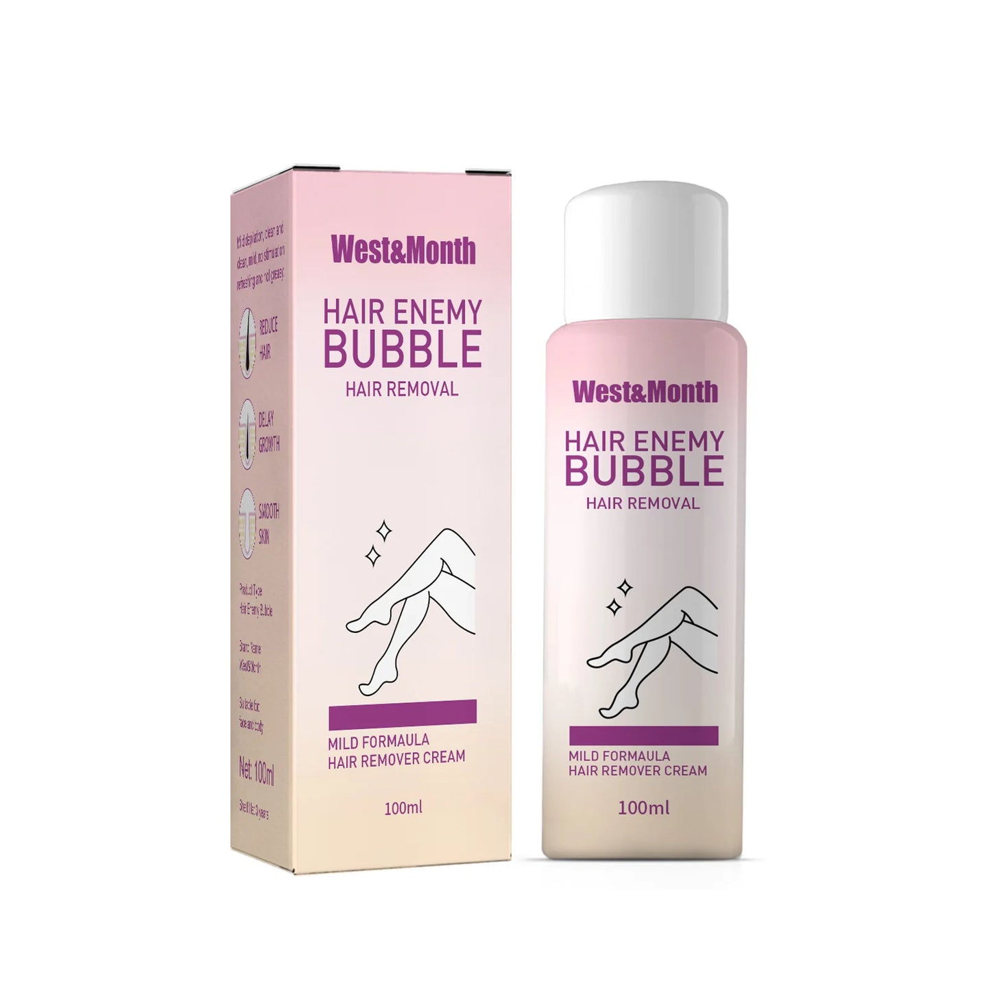 Hair Removal Spray Inhibit Growth Remove Underarm Arm Leg Private Parts Hair Mild Painless Long Lasting Cleaning Depilatory Mist