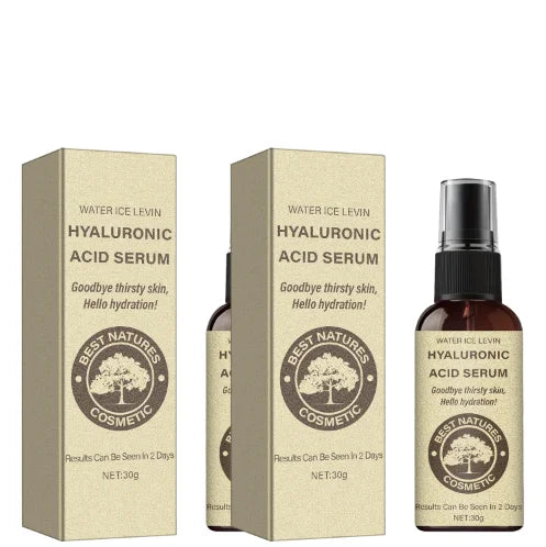 Hyaluronic Acid Serum: Light Texture, Hydrates/Protects Skin, Daily Use for Elasticity – Visible Results in 2 Days