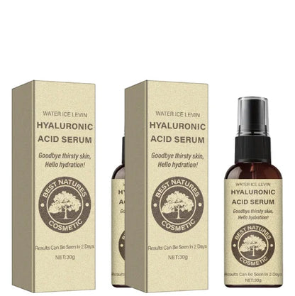 Hyaluronic Acid Serum: Light Texture, Hydrates/Protects Skin, Daily Use for Elasticity – Visible Results in 2 Days
