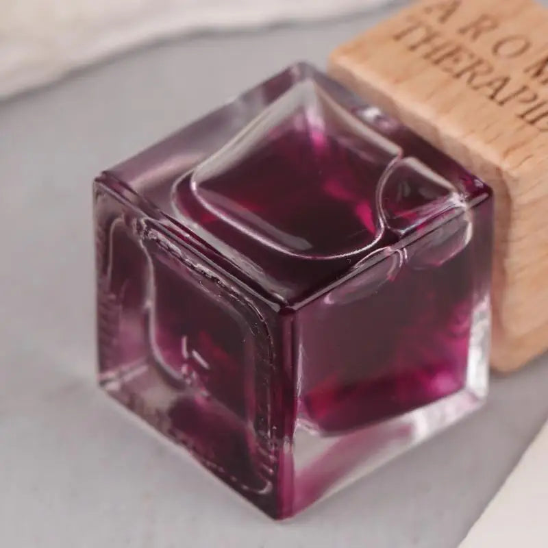 Wood Hanging Car Air Freshener Diffuser Perfume Aromatherapy Essential Oil Bottle Hanging Car Air Freshener Car Auto Accessories