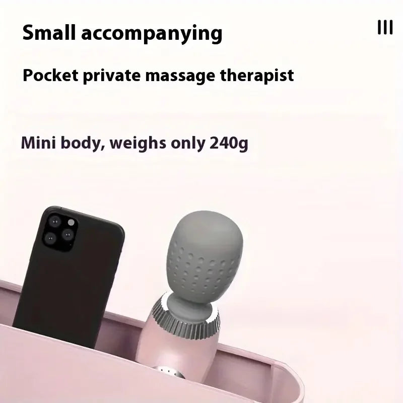 Portable handheld massager, USB rechargeable, multifunctional full body massage, relax neck, back, legs and waist