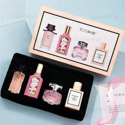 Womens Perfume Floral Scent Eau de Parfum 110ml Gift Box Four Piece Set Pheromone Balminess Духи Fragrance For Her