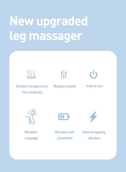 EMS Calf Massager Relieves Pain Constant Temperature Hot Pressure Vibration Massager Varicose Veins Relieves Fatigue