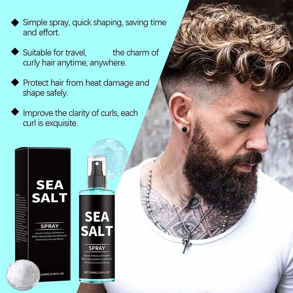 Sea Salt Texturizing Spray For Hair-Volumizing Curl Enhancing Spray Lightweight Hold, Adds Beachy Waves, Natural Matte Finish