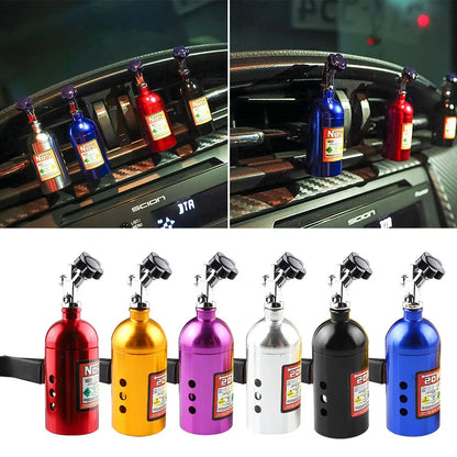 Car Air Freshener NOS Nitrogen Bottle Air Vent Aromatherapy Auto Aroma Outle Perfume Flavoring Fragrances Accessories