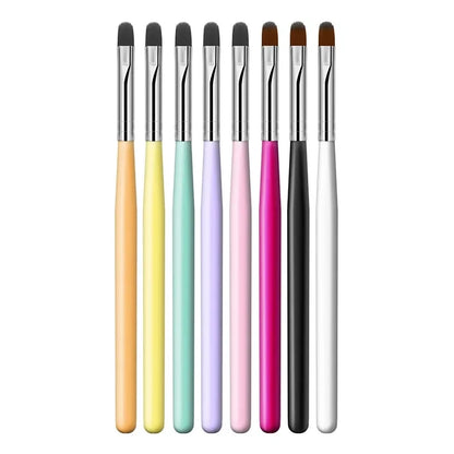 Nails Art Brush Pattern Phototherapy Acrylic UV Gel Extension Builder Coating Painting Pen DIY Manicure Accessories Tools