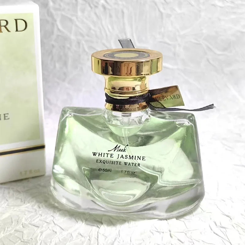 Jasmine Perfume For Women New White Jasmine Scent Natural Lasting Fresh Delicate Floral 50ml Musk Elegant Diamond-shaped Bottle