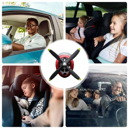 Car Air Freshener Rotating Propeller Automotive Air Outlet Fan Diffuser Automotive Fragrance Decoration For Most Cars Air Vent