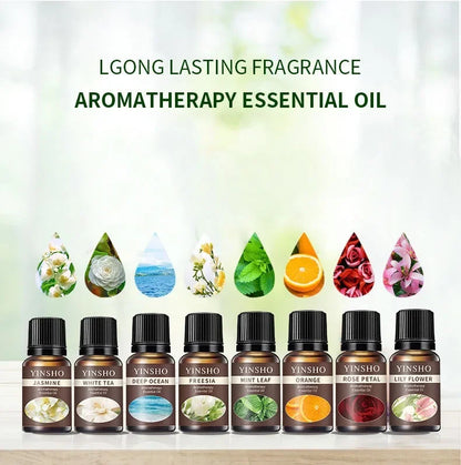 New 13 flavors 10ml essential oil air humidifier household water-soluble DIY multifunctional deodorant spray freshener