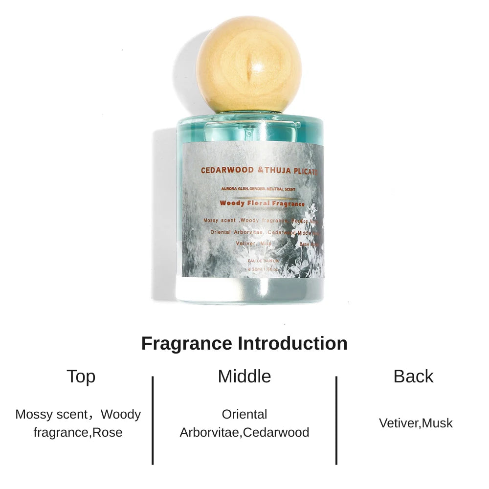 100% original perfume brand strong fragrance lasting fragrance men's perfume women, floral woody tone 50ml fresh and natural