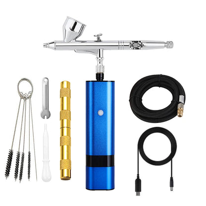 Travel Beauty Care Easy Use Salon Airbrush With Compressor Make Up Nail Art Design Spray Facial Kit For Women Gift