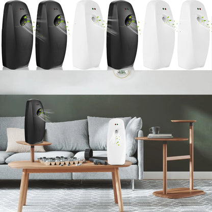 2Pcs Air Fresher Spray Dispenser Household Wall-mounted Automatic 3  Adjustable Mode  Aroma Diffuser Toilet Room Odor Eliminator