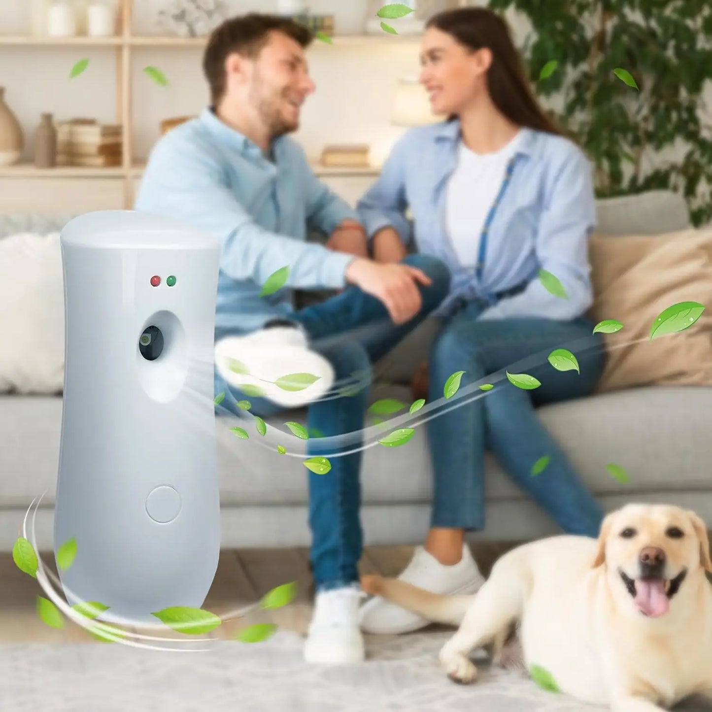 Air Freshener Aerosol Dispenser Fragrance Aerosol Spray Dispenser Car Household Wall-mounted Automatic Adjustable Aroma Diffuser