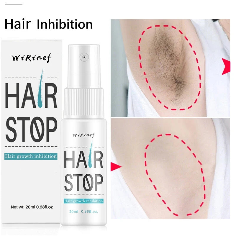 Fast Hair Removal Spray Painless Hair Growth Inhibitor Remove Armpit Leg Arm Permanent Depilatory for Men Women Repair Body Care