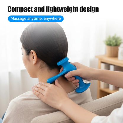 Portable Hand-Held T-Shaped And Thumb Massagers Press Trigger Points All Over The Body To Manually Relax Deep Muscle Tissue
