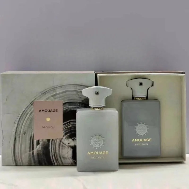 Mens Warm Woody Scented Perfume 100ml Long Lasting Aromatic Fresh Bold Masculine Fragrance with Rich Elegant Unique Notes