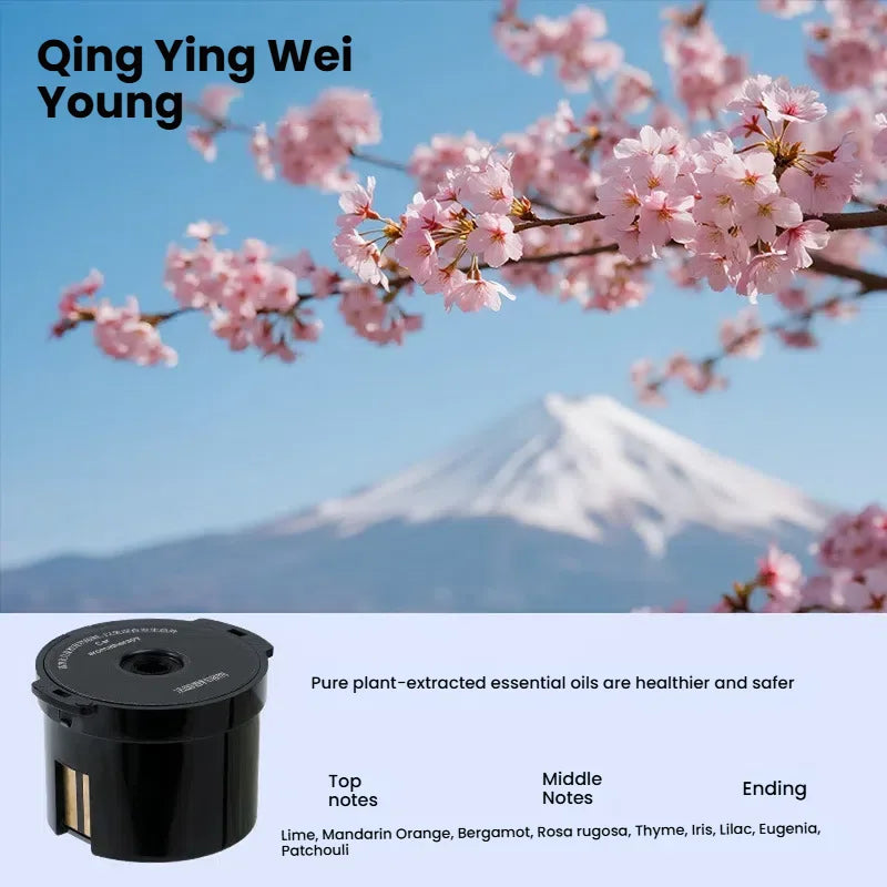 2025 Model Smart Car Air Freshener - Premium Automotive Fragrance Device with Cloud-View Atomization, Filling the Car with Fragr