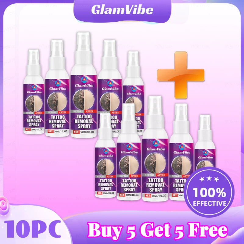 Tattoo dissolving spray, plant extracts, fast and effective deep cleaning, no laser required