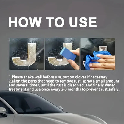 Farienne 100ML New Universal Rust Remover Spray Powerful Formula Efficient Prevents Re Rusting Fast Cleaning for Ships Cars