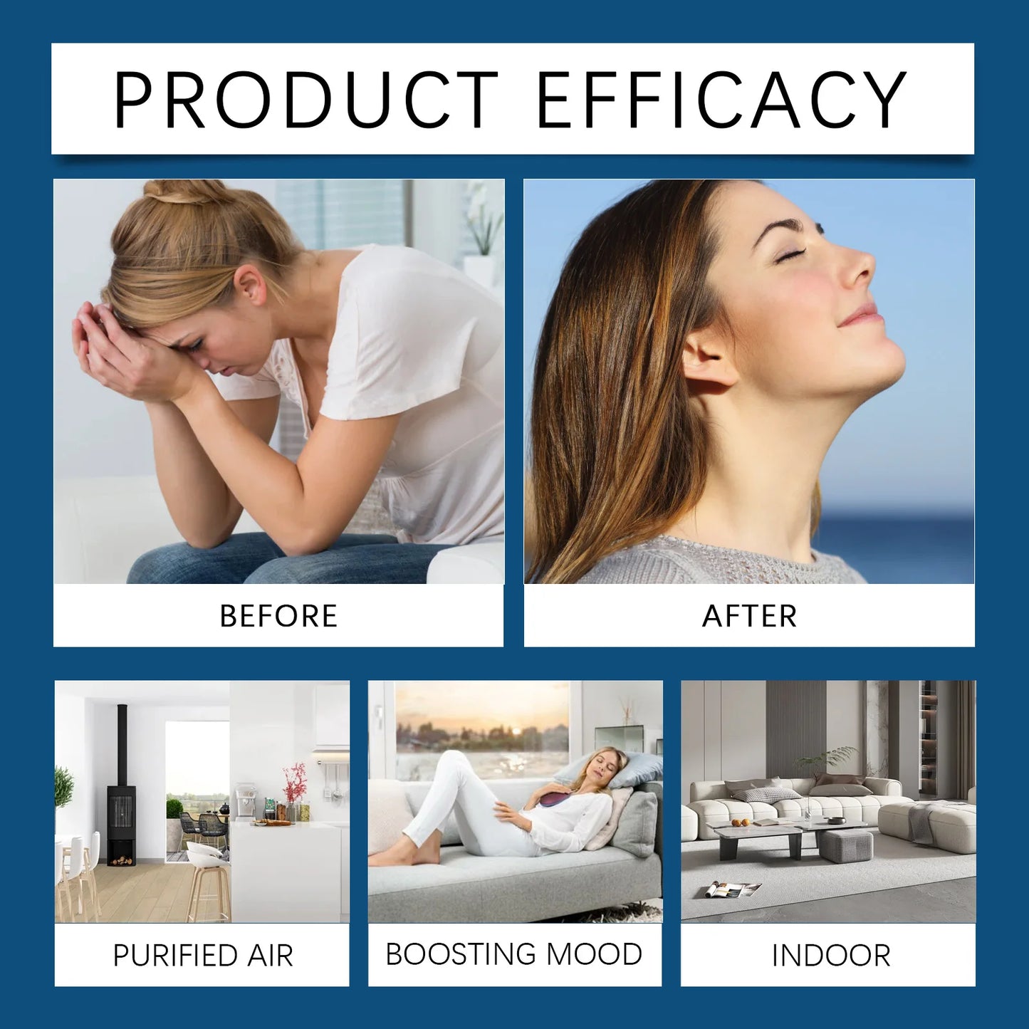 Indoor Air Freshener Spray Jasmine Scent With Long Lasting Fragrance Living Room Bedroom Bathroom Indoor Household Spray