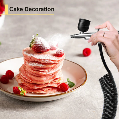 Airbrush Nail High Pressure Nail Art Printing Machine Portable Spray Gun For Nail Art Makeup Painting Cake Nail Spray Airbrush