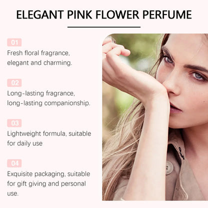 Fragrant Perfume for Women Aroma Floral Scent Odor Remover Attraction Perfume Lighted Fragrance Portable Body Perfume for Dating