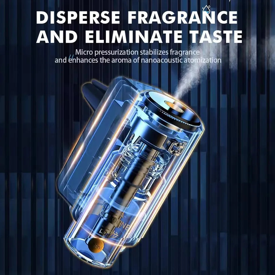 Car Air Freshener Electric Auto Aroma Diffuser Car Air Vent Essential Oil Mist Humidifier Fragrance Diffuser Aromatherapy