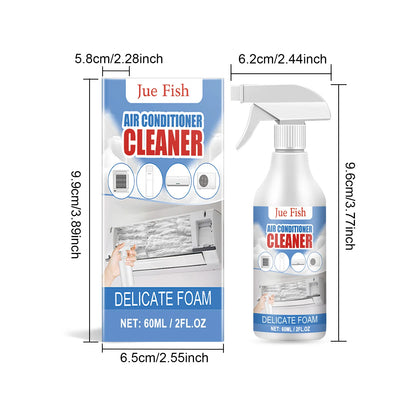Air Conditioner Cleaner Spray Deeply Cleans Internal Dust Bacteria Removes Odors Washing Foaming Cleaner No Disassembly Washing