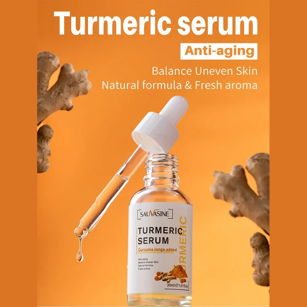 30ML Turmeric Facial Essence Can Penetrate The Epidermis Deeply Nourishing Providing Gentle and Efficient Care for The Skin