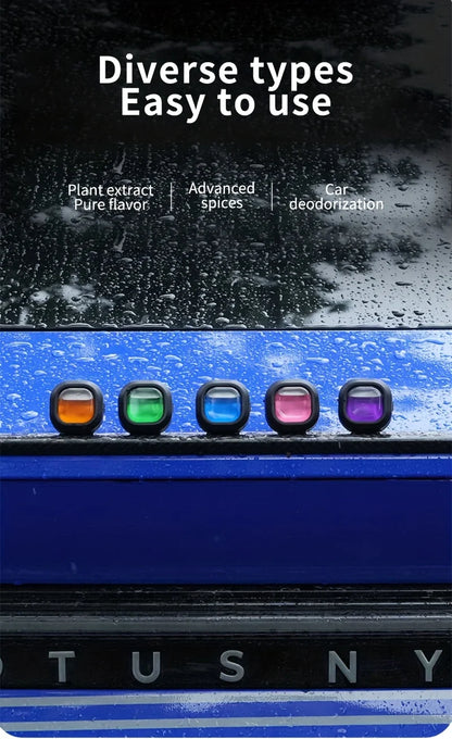 4 Pack Car Air Freshener Car Air Vent Freshener, Car Aroma Relax Long-lasting Fragrance Powerful Odor Eliminator