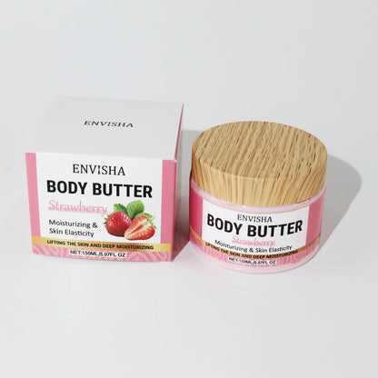 Skin Care Strawberry Face Body Butter Lotion Cream Whitening Deeply Moisturizing Brightening Remove Melanin Elasticity Lifting