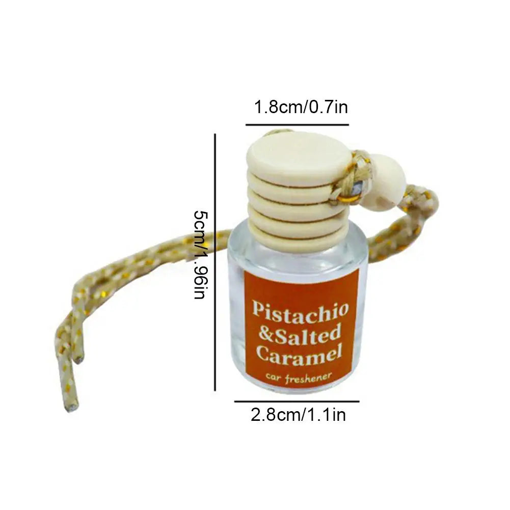 Car Perfume Pendant Air Freshener Hanging Perfume Empty Bottle Auto Interior Rearview Mirror Lace Pendant Car Decoration